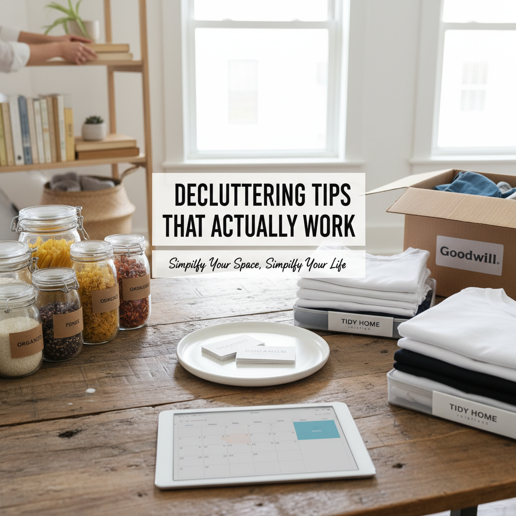 Decluttering Tips That Actually Work