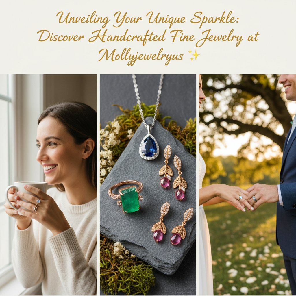 Unveiling Your Unique Sparkle: Discover Handcrafted Fine Jewelry at Mollyjewelryus ✨