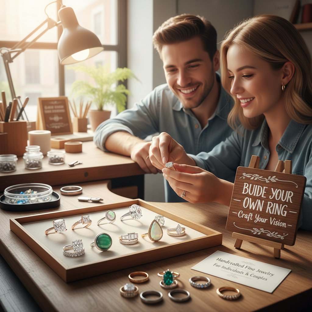 Craft Your Vision: The 'BUILD YOUR OWN RING' Experience 🛠️