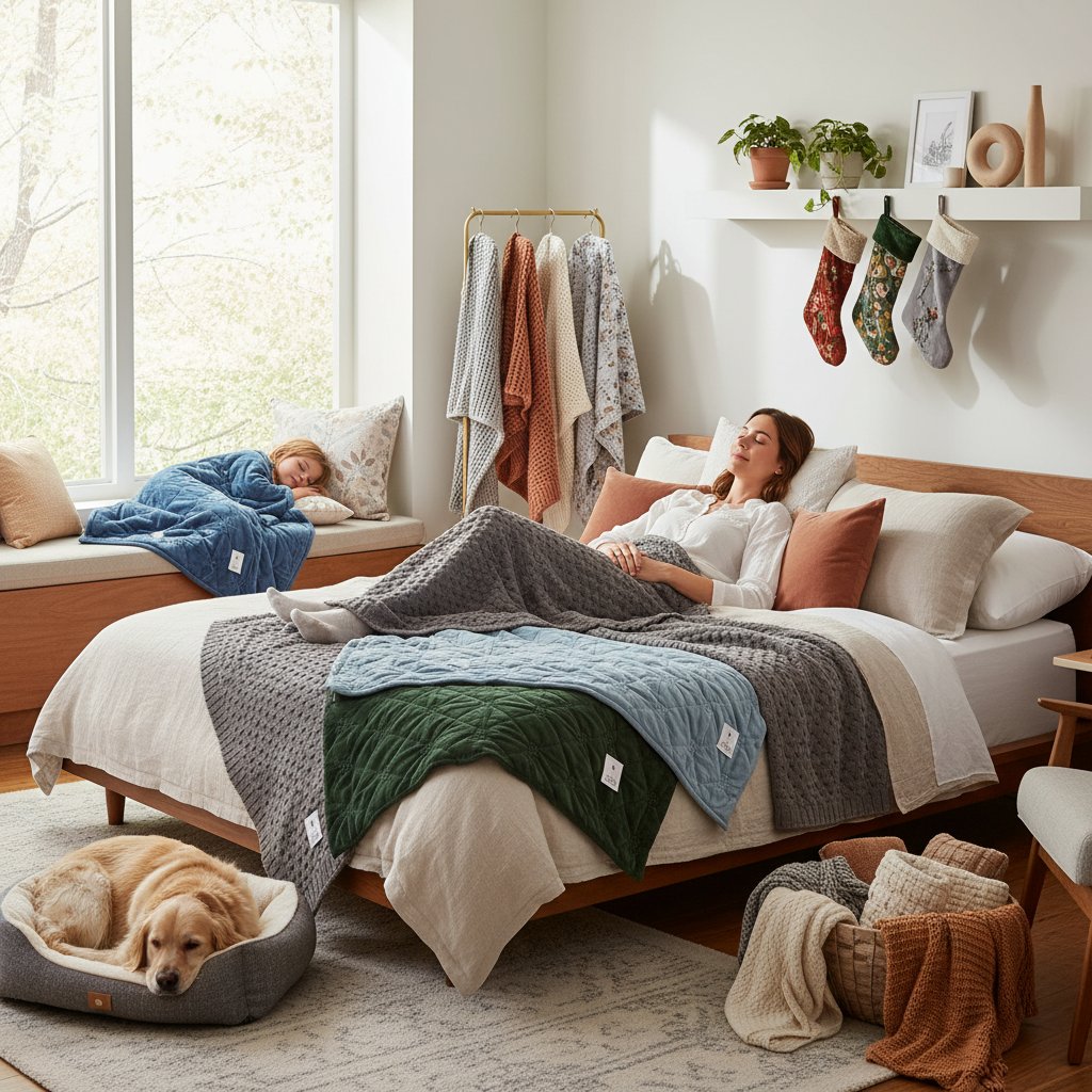 The Gentle Embrace: Unlocking Deeper Rest with Ynmhome Weighted Blankets