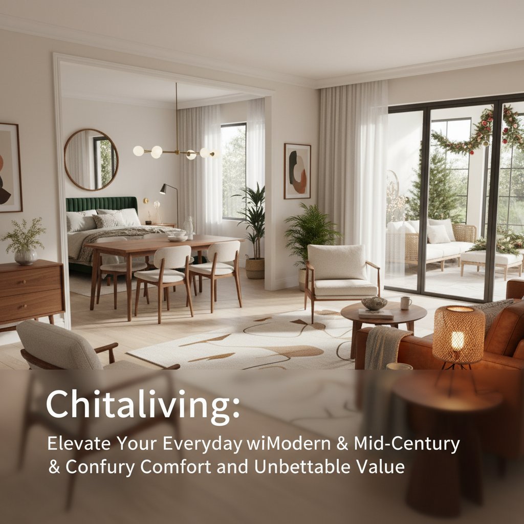 Chitaliving: Elevate Your Everyday with Modern & Mid-Century Comfort and Unbeatable Value