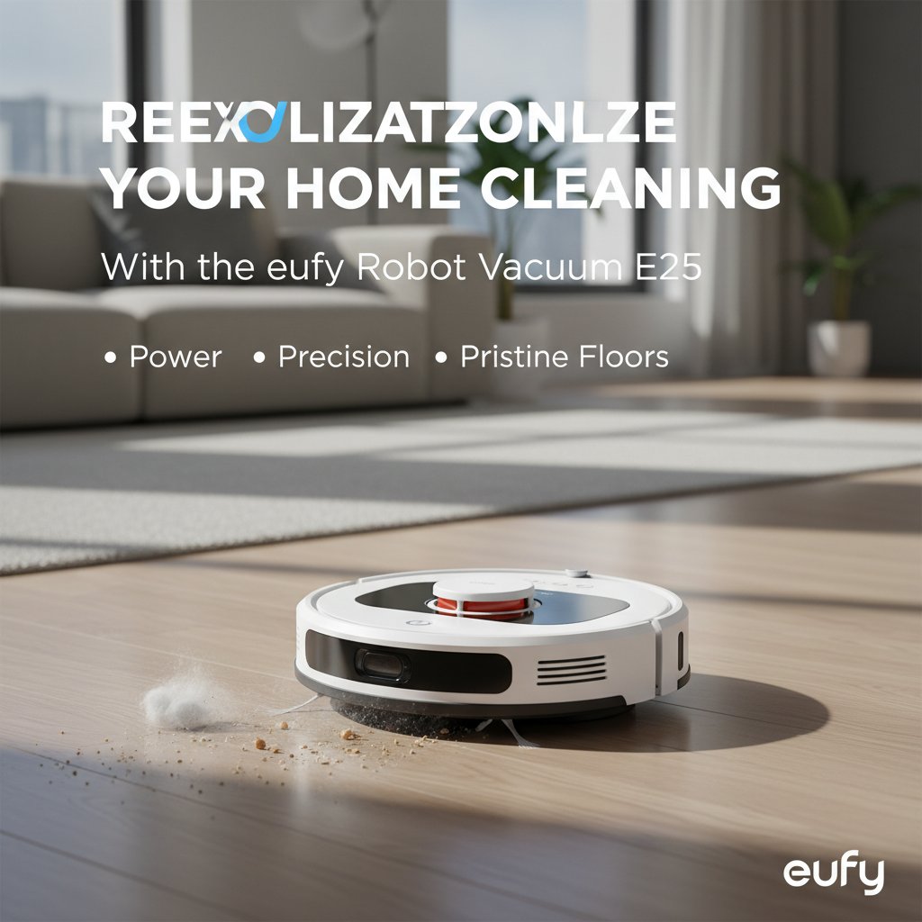 Revolutionize Your Home Cleaning with the eufy Robot Vacuum E25: Power, Precision, and Pristine Floors