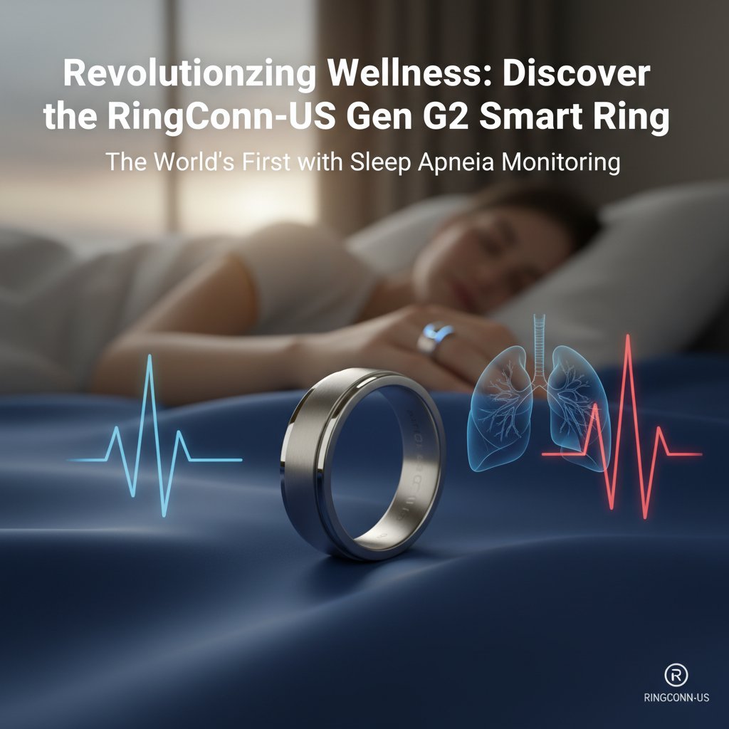 Revolutionizing Wellness: Discover the RingConn-US Gen 2 Smart Ring, the World's First with Sleep Apnea Monitoring