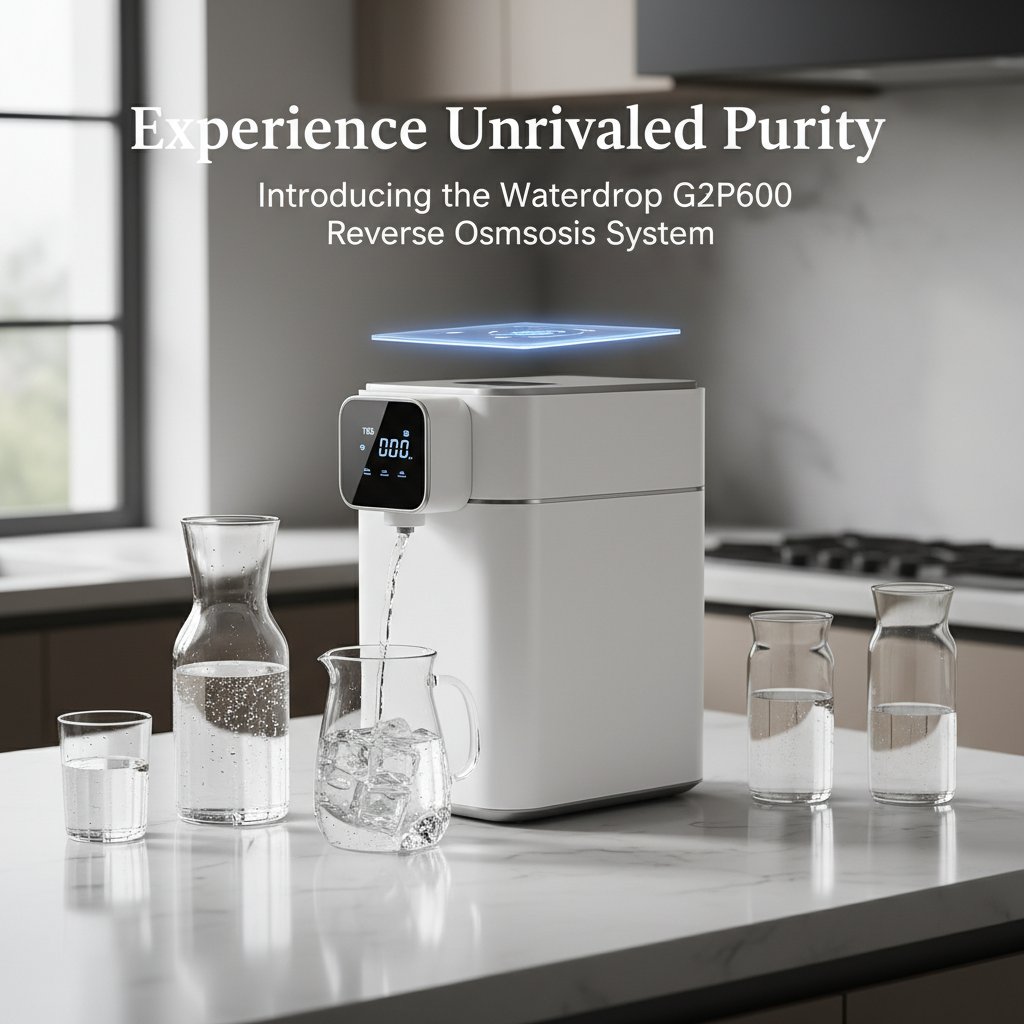 Experience Unrivaled Purity: Introducing the Waterdrop G3P600 Reverse Osmosis System