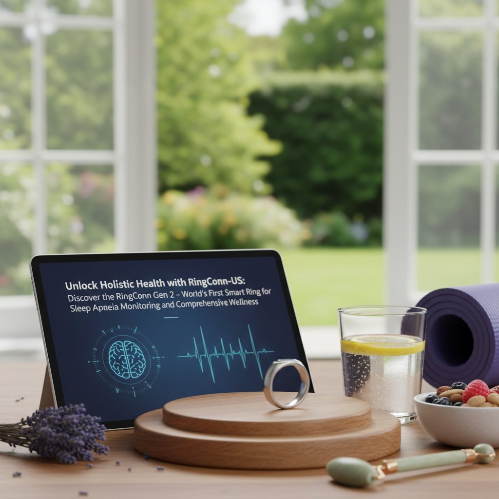 RingConn-US - Unlock Holistic Health with RingConn-US: Discover the RingConn Gen 2 – World’s First Smart Ring for Sleep Apnea Monitoring and Comprehensive Wellness