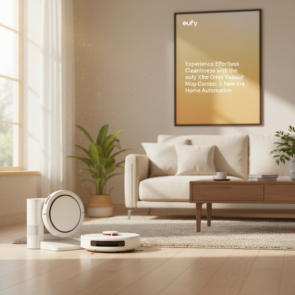eufy - Experience Effortless Cleanliness with the eufy X10 Pro Omni Robot Vacuum and Mop Combo: A New Era of Home Automation
