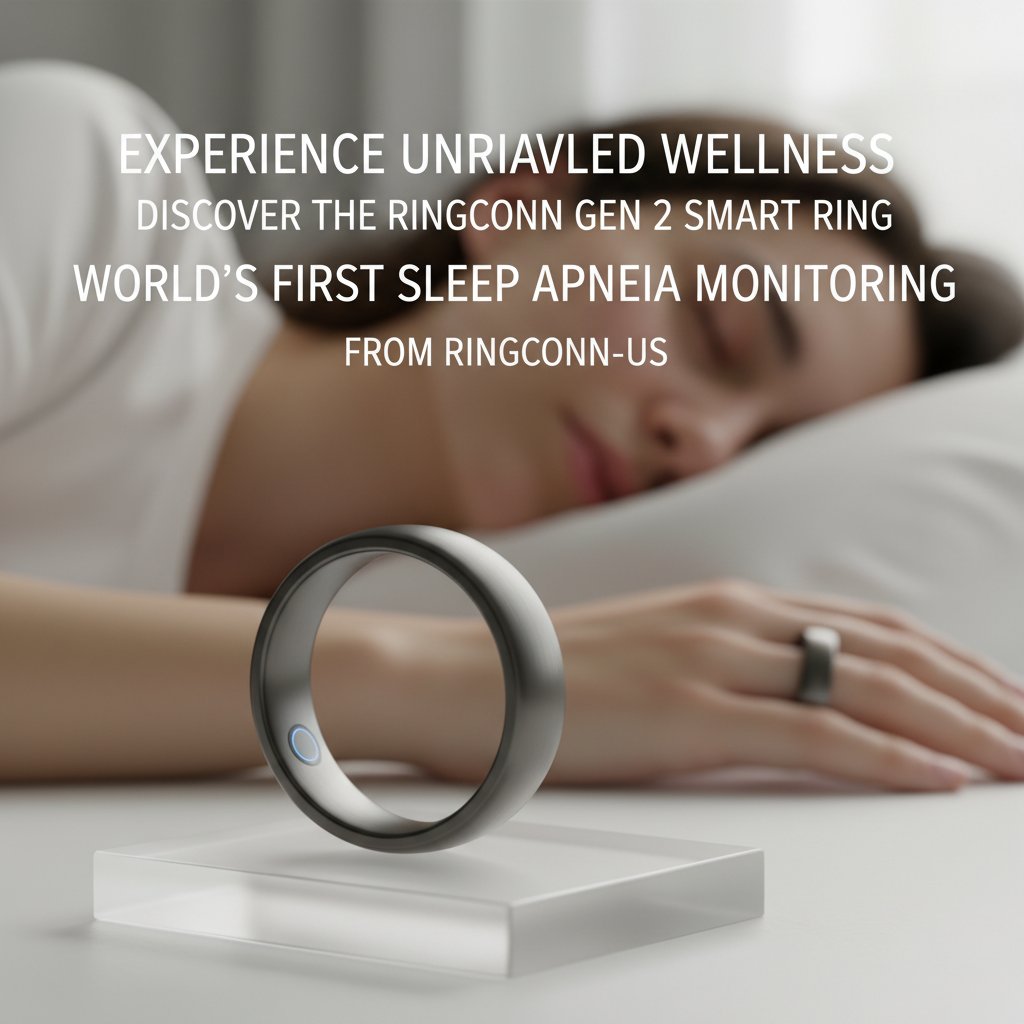 Experience Unrivaled Wellness: Discover the RingConn Gen 2 Smart Ring with World's First Sleep Apnea Monitoring from RingConn-US