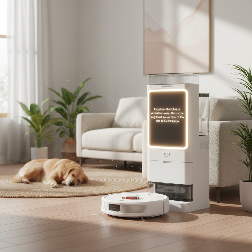 eufy Security - Experience the Future of Pristine Homes: Discover the eufy Robot Vacuum Omni S1 Pro with All-in-One Station by eufy Security