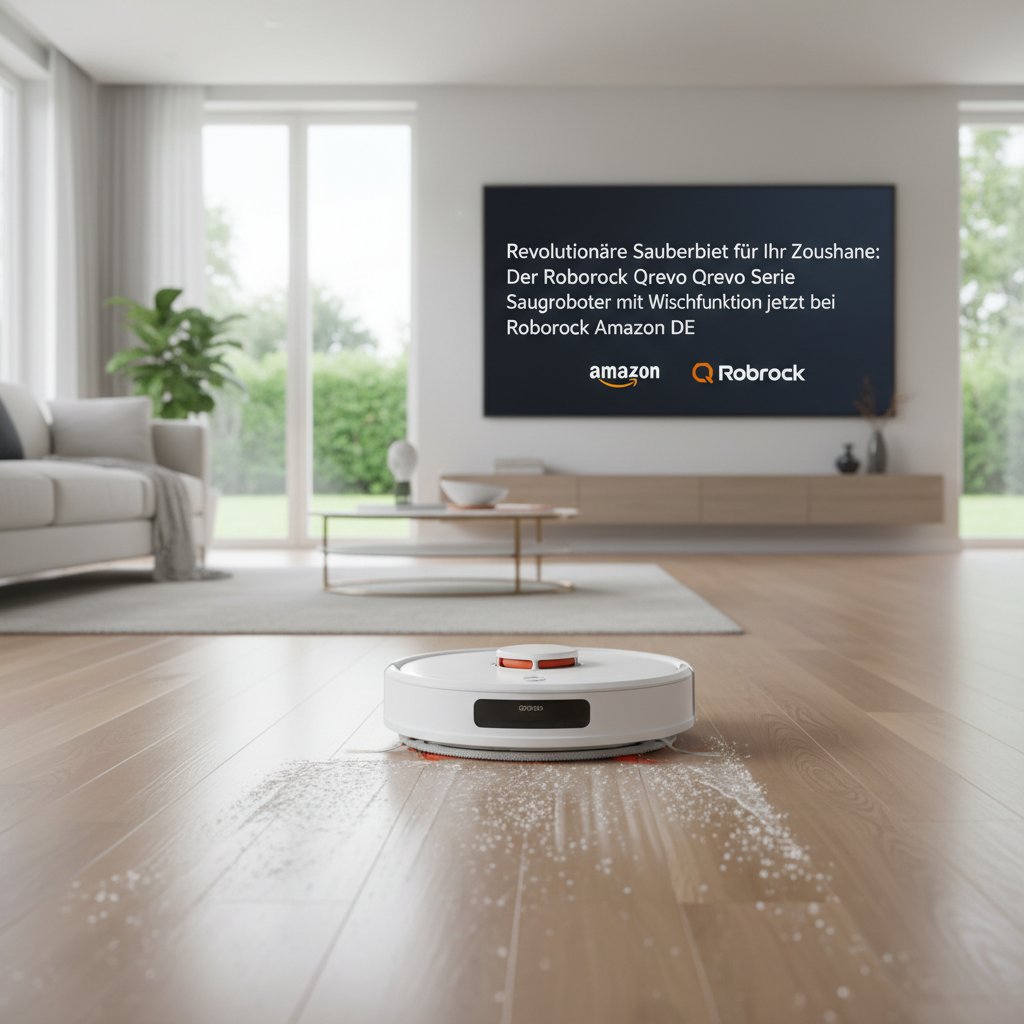 Revolutionäre Sauberkeit für Ihr Zuhause: Der Roborock Qrevo Serie Saugroboter mit Wischfunktion jetzt bei Roborock Amazon DE