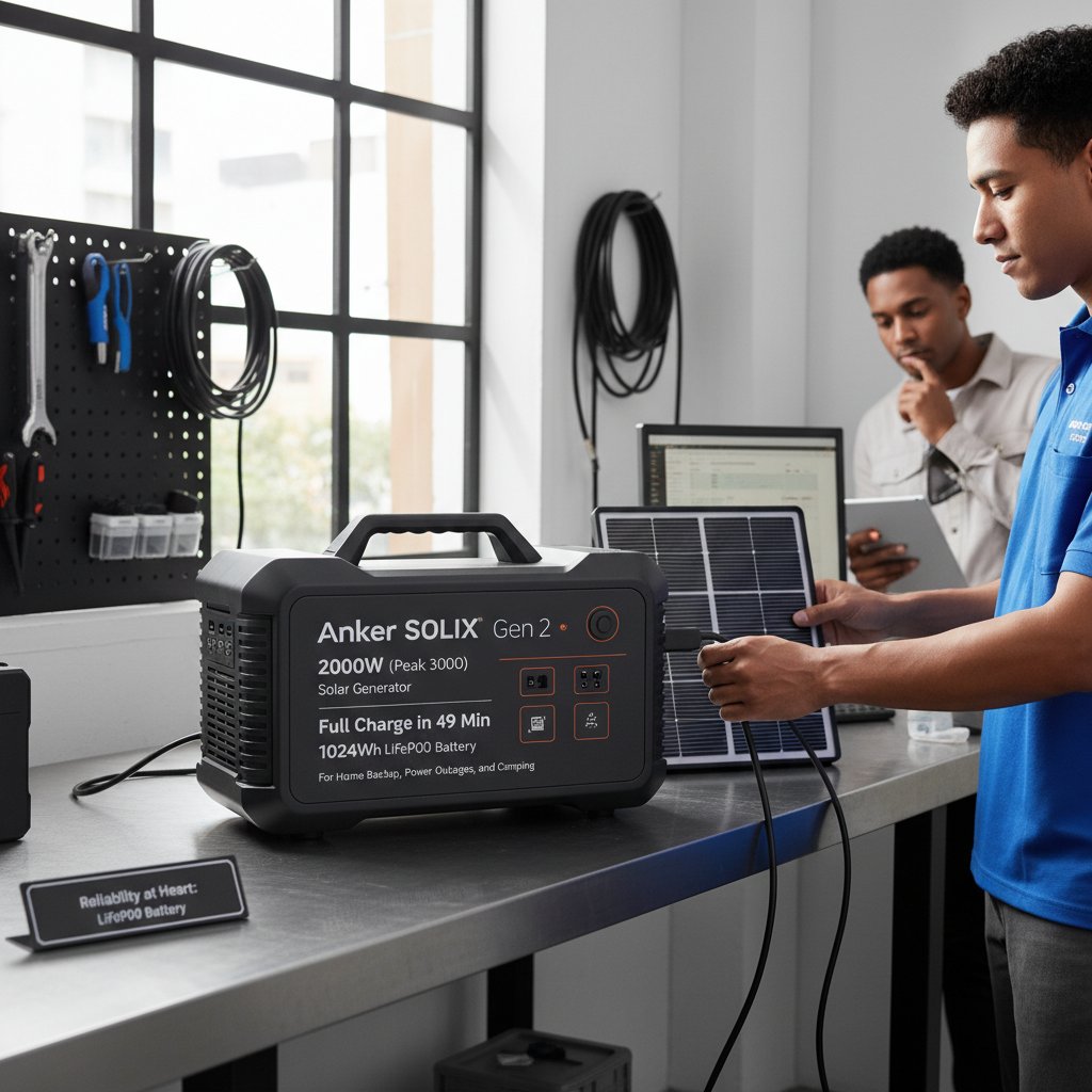 The Heart of Reliability: 1,024Wh LiFePO4 Battery