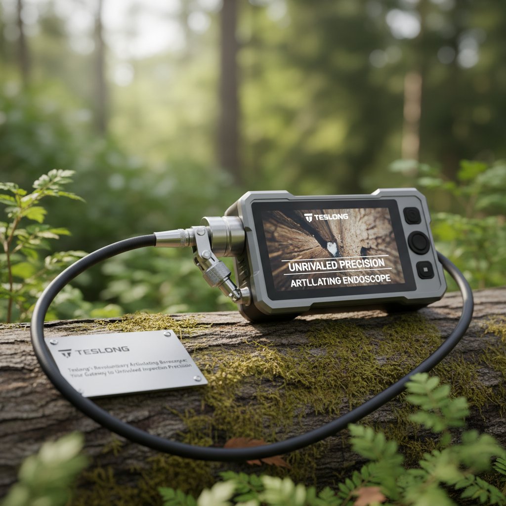 Teslong - Teslong's Revolutionary Articulating Borescope: Your Gateway to Unrivaled Inspection Precision