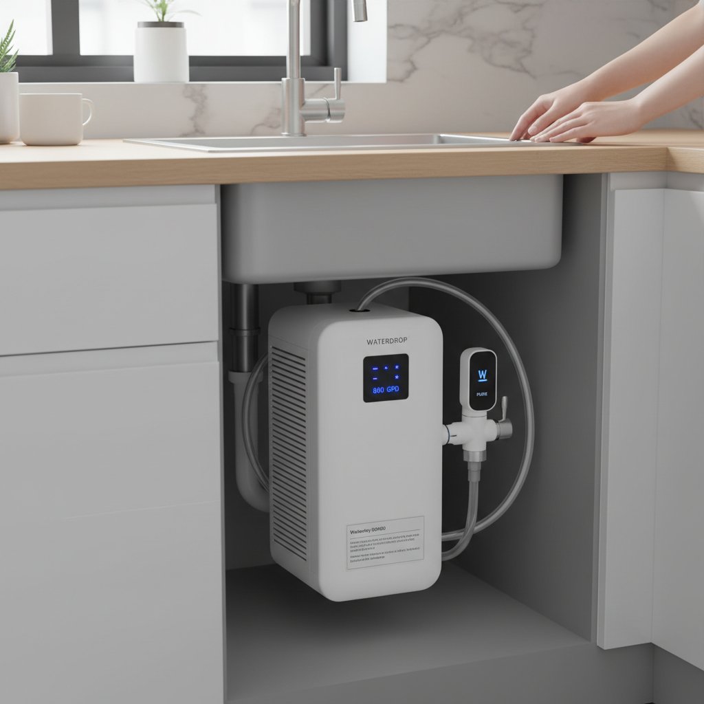 Smart Technology Integration: LED Purifier & Smart Faucet W