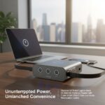 Uninterrupted Power, Unmatched Convenience: Discover the Anker Laptop Power Bank, 25,000mAh Portable Charger with Triple 100W USB-C Ports and Built-in Retractable Cables