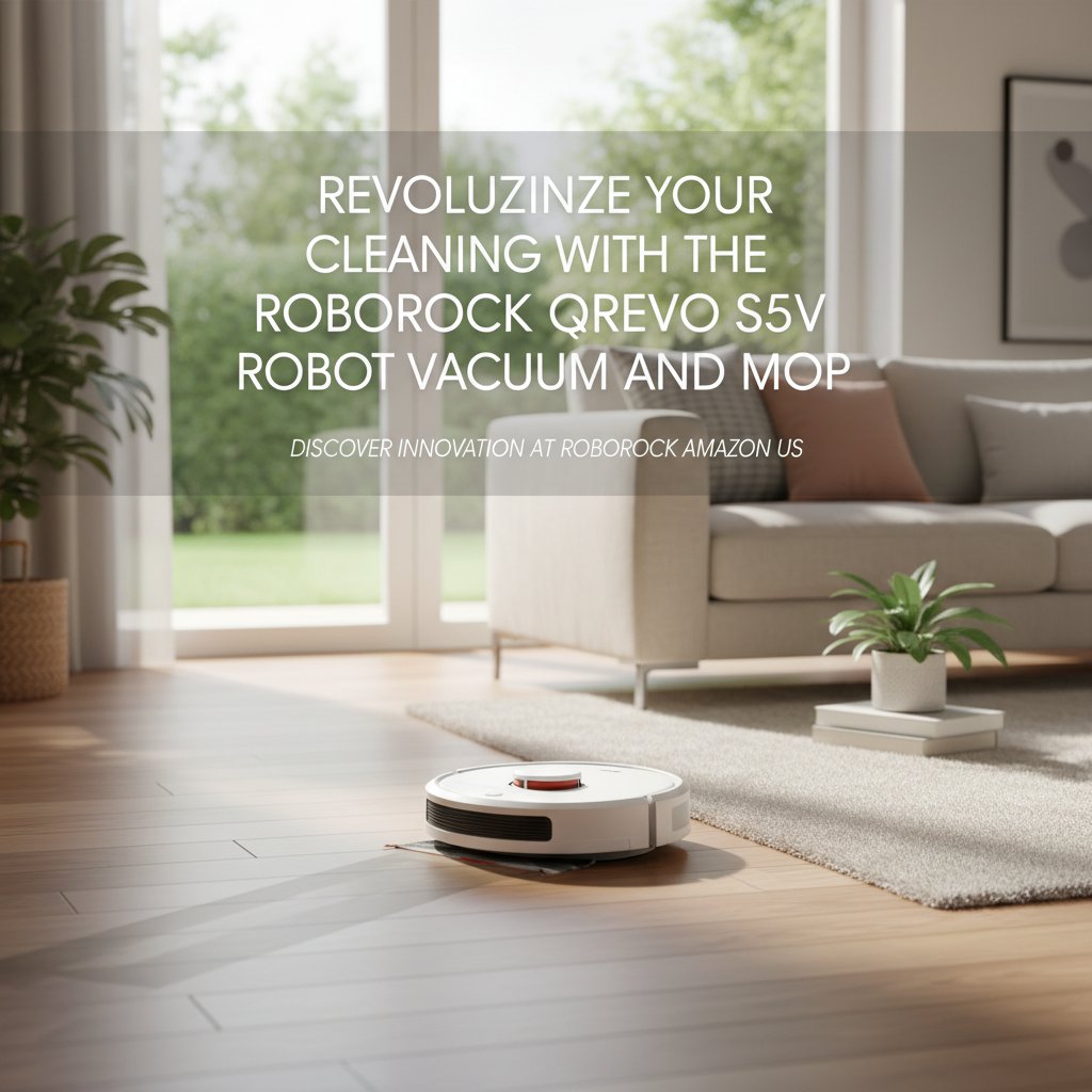 Roborock Amazon US - Revolutionize Your Home Cleaning with the Roborock Qrevo S5V Robot Vacuum and Mop – Discover Innovation at Roborock Amazon US