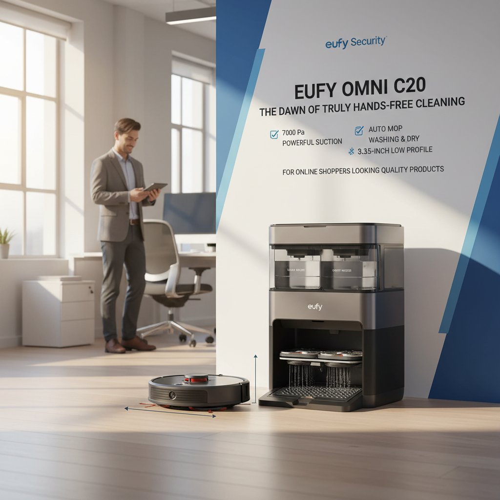 The Dawn of Truly Hands-Free Home Cleaning: Unveiling the eufy Omni C20 Revolution