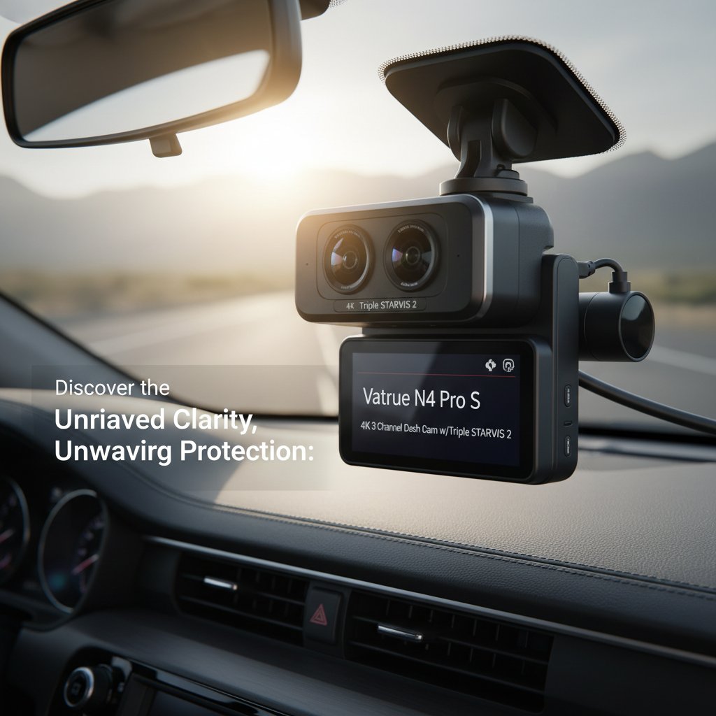 Unrivaled Clarity, Unwavering Protection: Discover the Vantrue N4 Pro S 4K 3 Channel Dash Cam w/Triple STARVIS 2