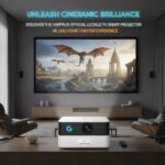 Unleash Cinematic Brilliance: Discover the HAPPRUN Official Licensed Google TV Smart Projector 4K UHD Home Theater Experience