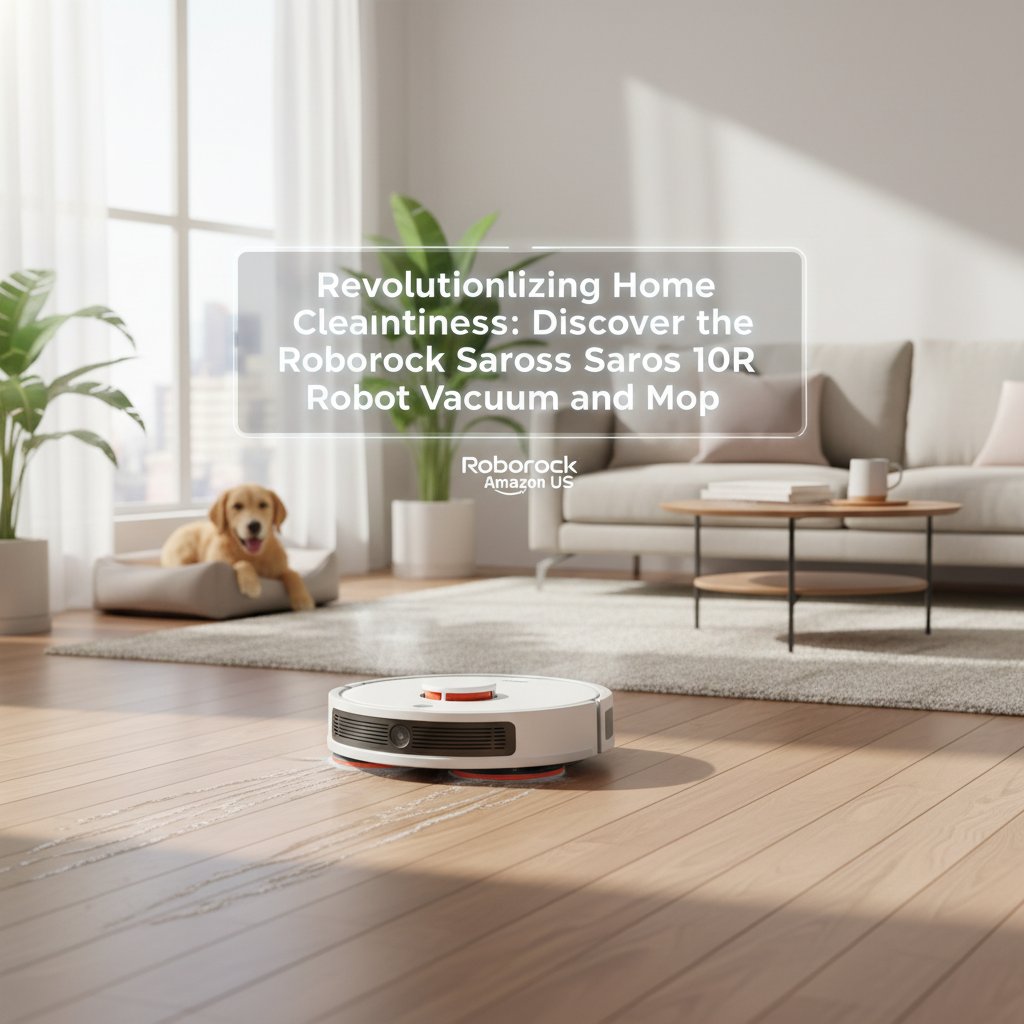 Roborock Amazon US - Revolutionizing Home Cleanliness: Discover the Roborock Saros 10R Robot Vacuum and Mop from Roborock Amazon US