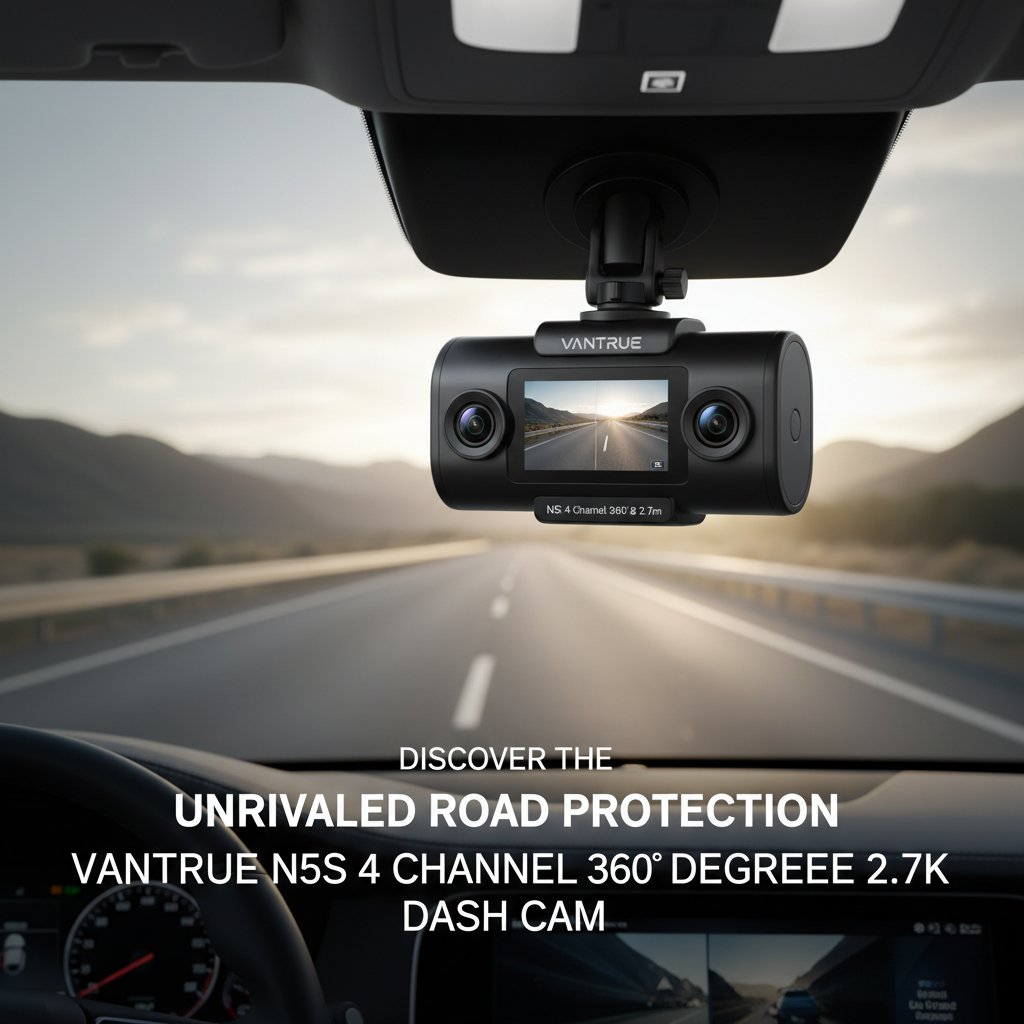 Unrivaled Road Protection: Discover the Vantrue N5S 4 Channel 360 Degree 2.7K Dash Cam