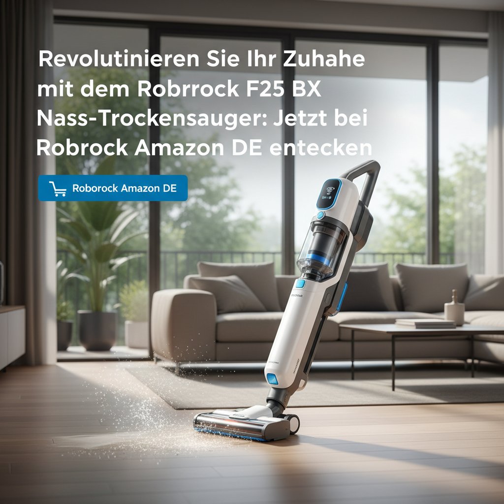 Revolutionieren Sie Ihr Zuhause mit dem Roborock F25 BX Nass-Trockensauger: Jetzt bei Roborock Amazon DE entdecken