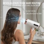 Revolutionize Your Hair Routine: Discover the CNMSGM High Speed Ionic Blow Dryer with 5X-Fast Drying and 2 Billion Negative Ions