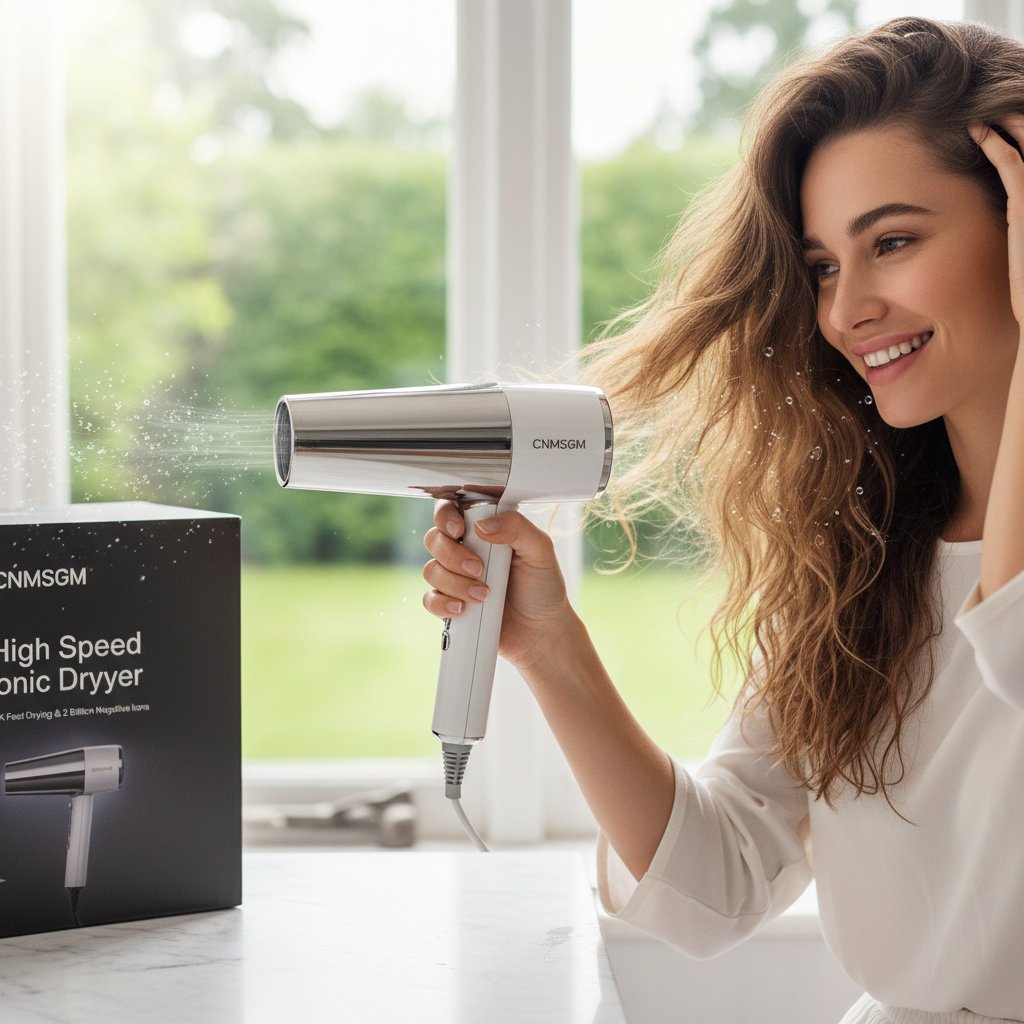 CNMSGM - Revolutionize Your Hair Routine: Discover the CNMSGM High Speed Ionic Blow Dryer with 5X-Fast Drying and 2 Billion Negative Ions