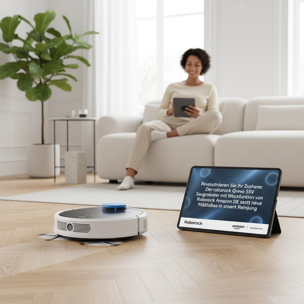 Roborock Amazon DE - Revolutionieren Sie Ihr Zuhause: Der roborock Qrevo S5V Saugroboter mit Wischfunktion von Roborock Amazon DE setzt neue Maßstäbe in der smarten Reinigung
