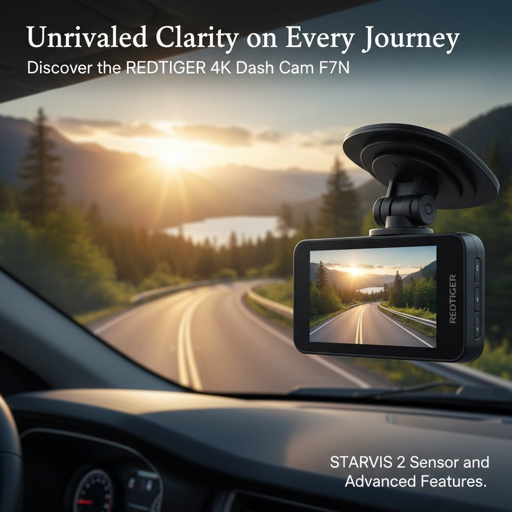 REDTIGER - Unrivaled Clarity on Every Journey: Discover the REDTIGER 4K Dash Cam F7N with STARVIS 2 Sensor and Advanced Features