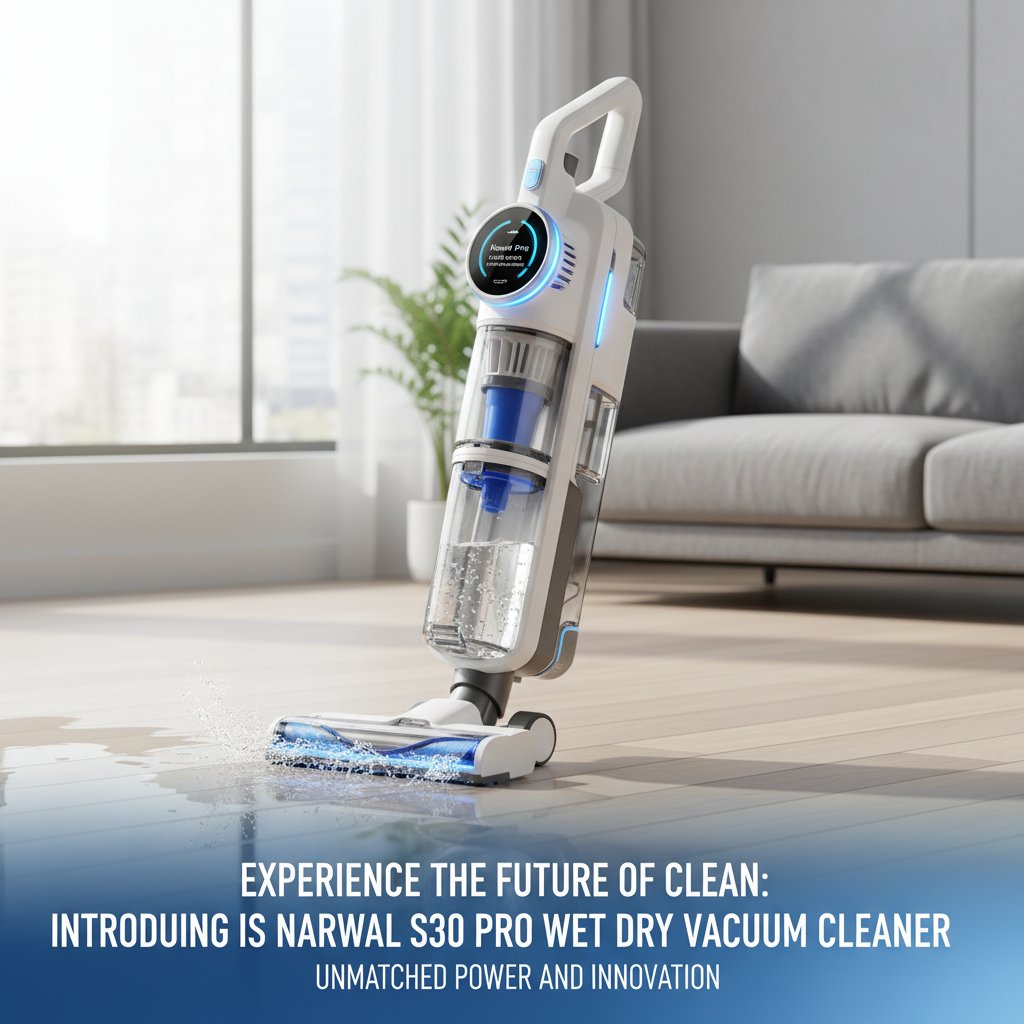 Experience the Future of Clean: Introducing the Narwal S30 Pro Wet Dry Vacuum Cleaner with Unmatched Power and Innovation