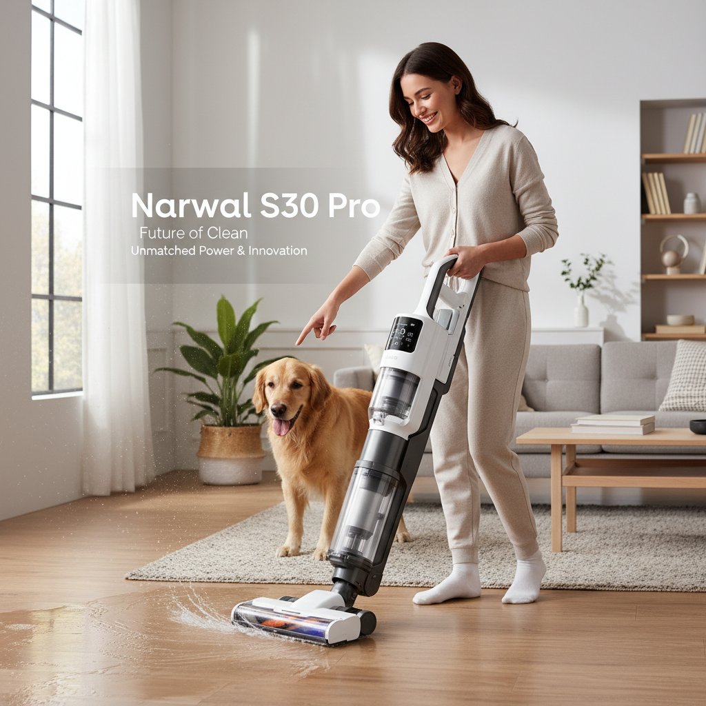 Narwal - Experience the Future of Clean: Introducing the Narwal S30 Pro Wet Dry Vacuum Cleaner with Unmatched Power and Innovation