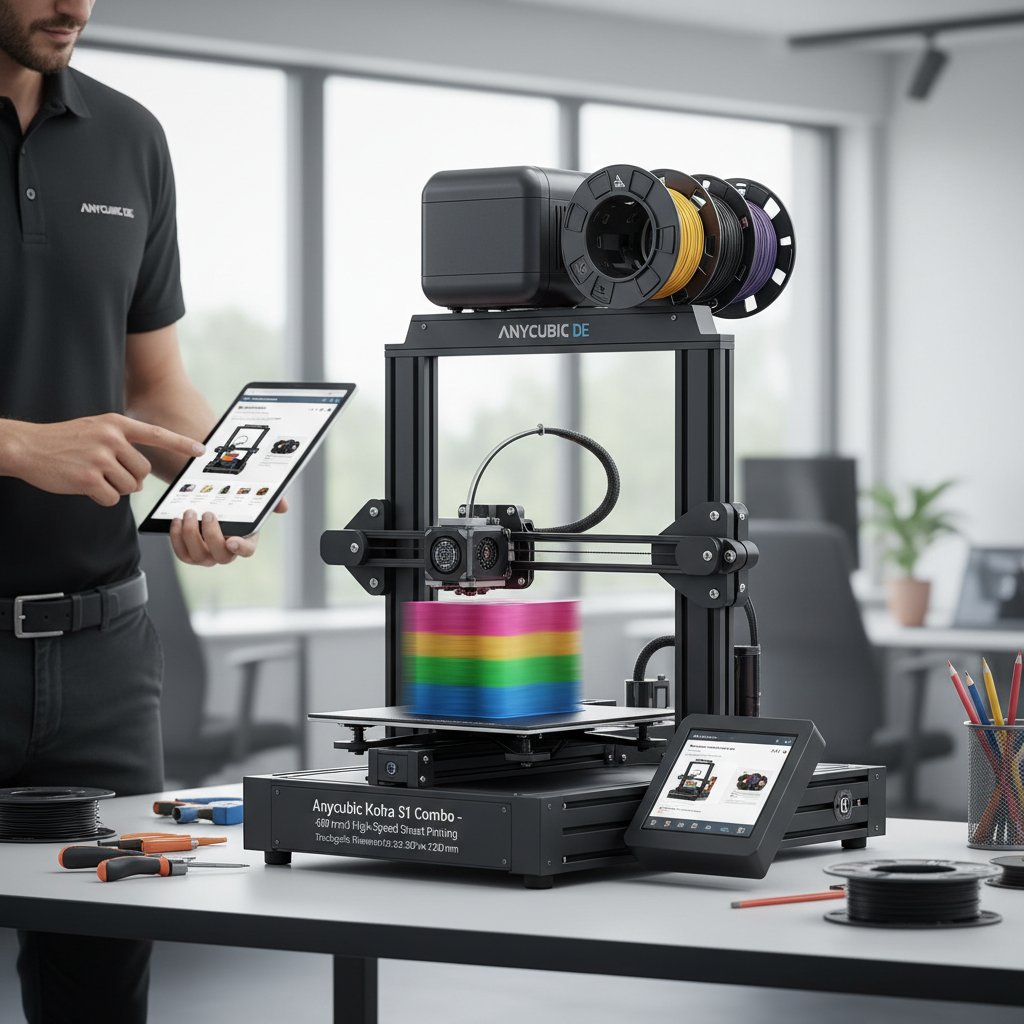 Der Anycubic Kobra S1 Combo: Eine neue Ära des 3D-Drucks