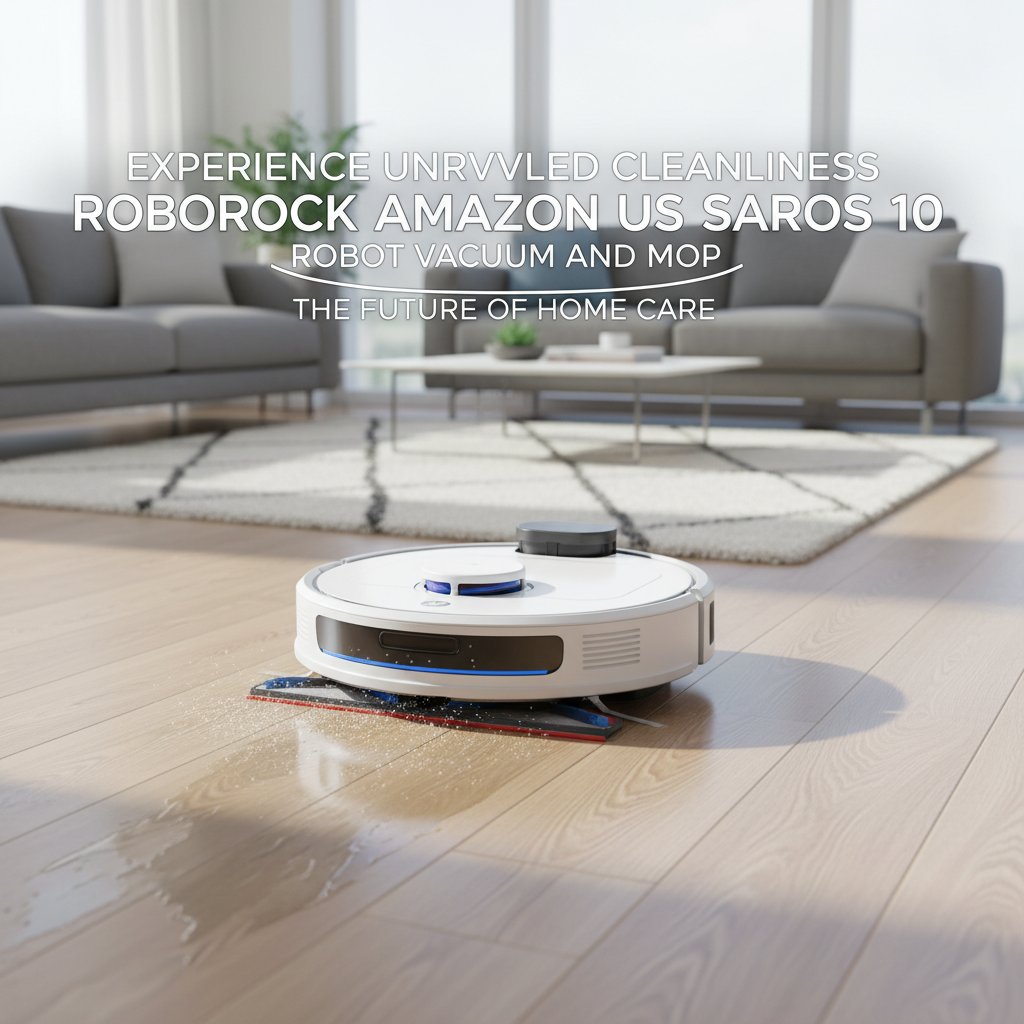 Experience Unrivaled Cleanliness with the Roborock Amazon US Saros 10 Robot Vacuum and Mop: The Future of Home Care