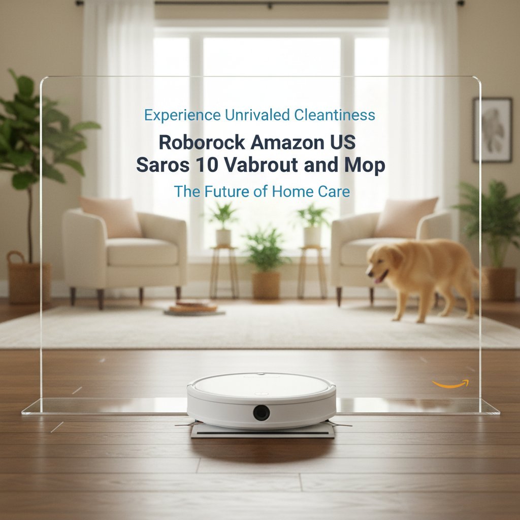 Roborock Amazon US - Experience Unrivaled Cleanliness with the Roborock Amazon US Saros 10 Robot Vacuum and Mop: The Future of Home Care