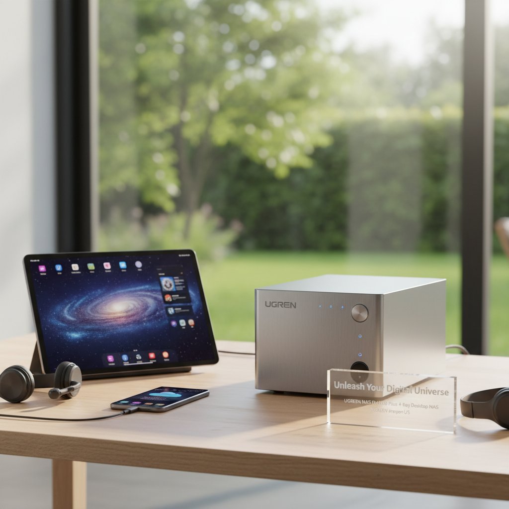 UGREEN Amazon US - Unleash Your Digital Universe: Discover the UGREEN NAS DH4300 Plus 4-Bay Desktop NAS from UGREEN Amazon US