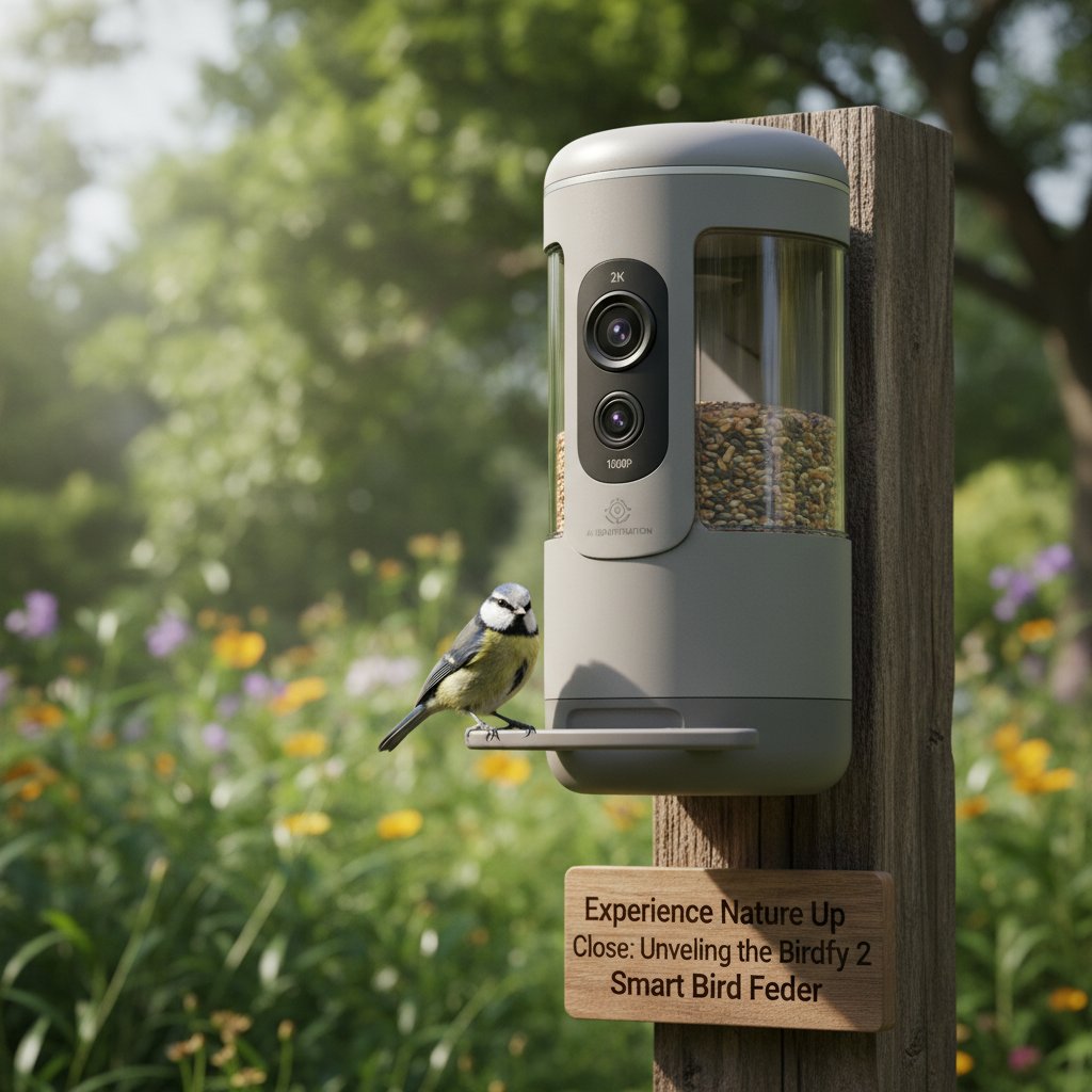 Birdfy - Experience Nature Up Close: Unveiling the Birdfy 2 Smart Bird Feeder with Camera, Dual-Lens (2K+1080P) and AI Identification