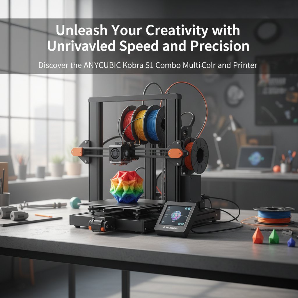 Unleash Your Creativity with Unrivaled Speed and Precision: Discover the ANYCUBIC Kobra S1 Combo Multi-Color 3D Printer