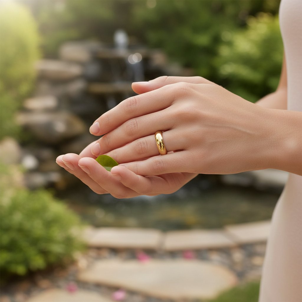 RingConn-US - Experience Unrivaled Wellness with the RingConn-US Gen 2 Smart Ring: The Royal Gold 10, Your Subscription-Free Health Companion