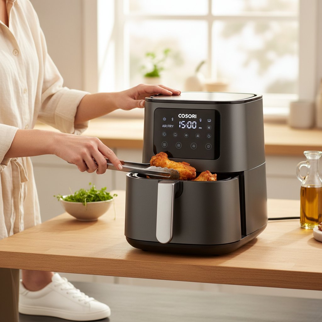 The COSORI 9-in-1 TurboBlaze Air Fryer 6 Qt: Master Your Meals with Premium Ceramic Coating and Unmatched Versatility