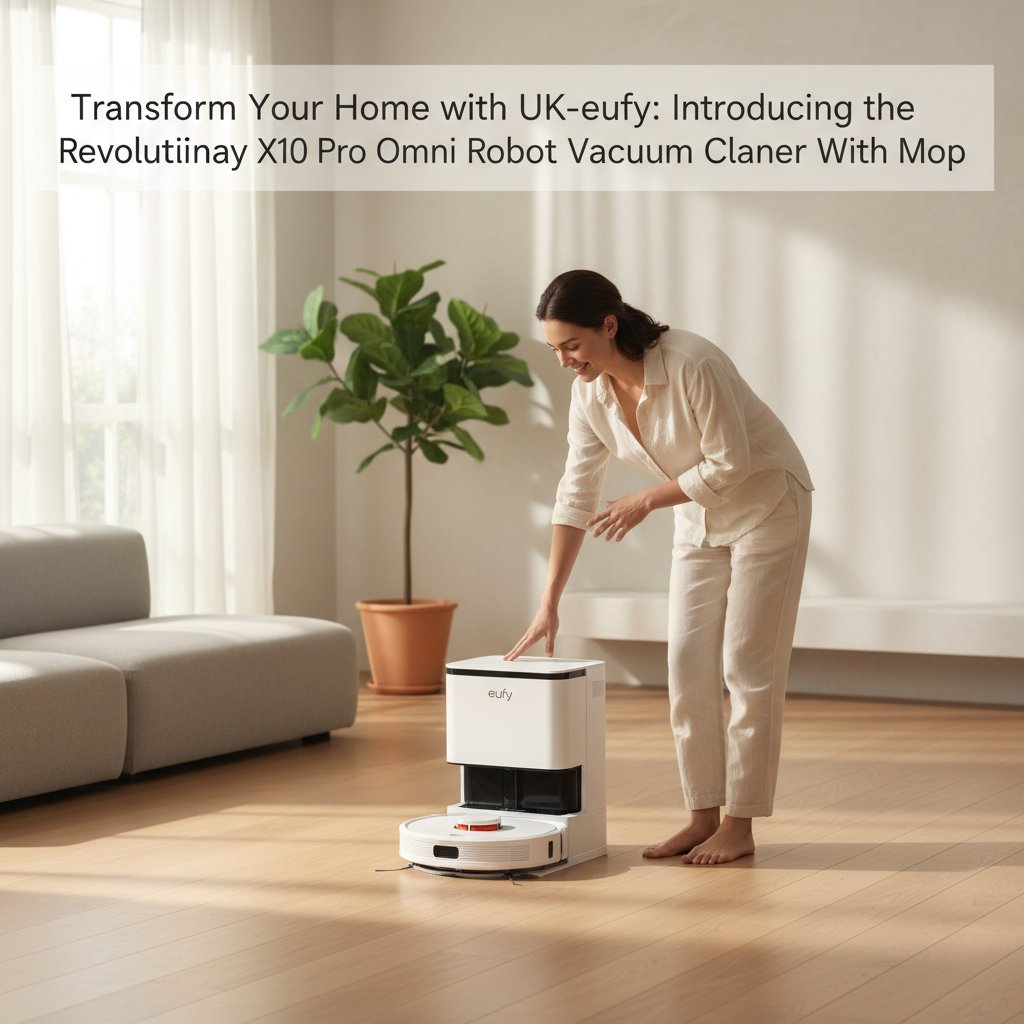Transform Your Home with UK-eufy: Introducing the Revolutionary X10 Pro Omni Robot Vacuum Cleaner With Mop