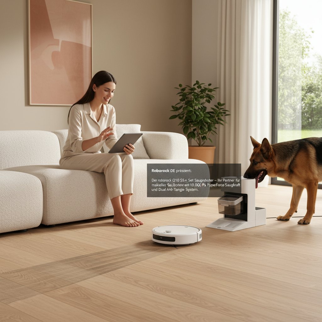 Roborock Amazon DE - Roborock Amazon DE präsentiert: Der roborock Q10 S5+ Set Saugroboter – Ihr Partner für makellose Sauberkeit mit 10.000 Pa HyperForce Saugkraft und Dual Anti-Tangle System