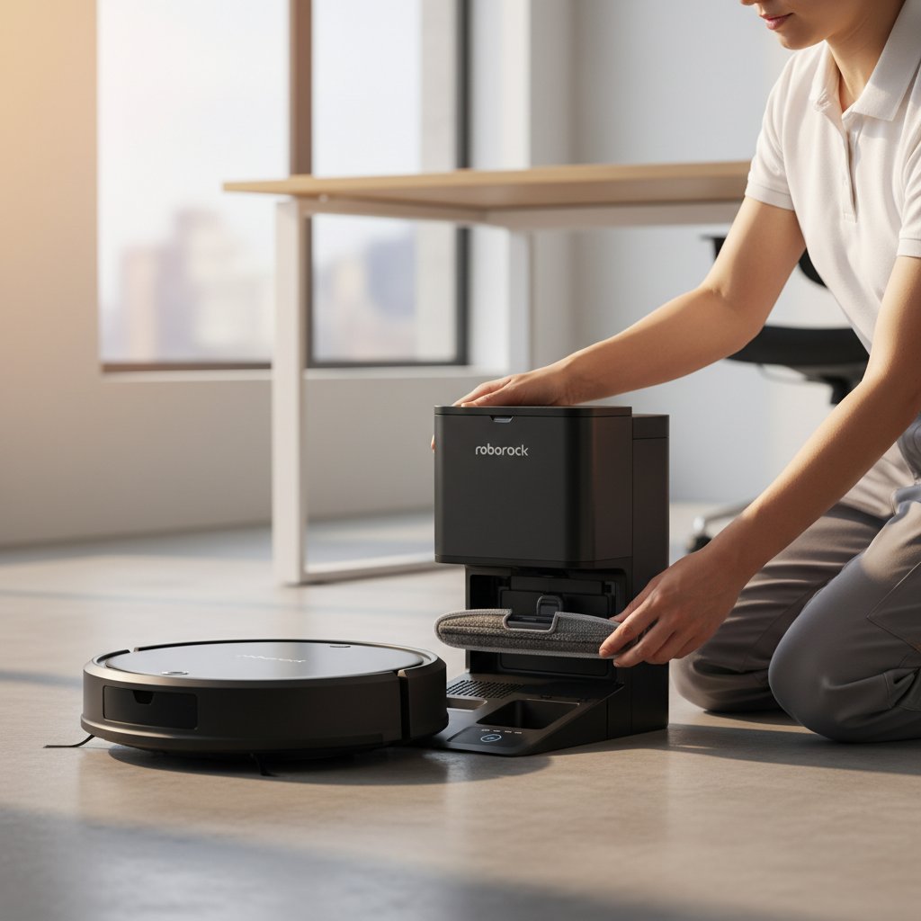 Revolutionary Mop Cleaning: Auto Detachable, Hot Wash, and Self-Cleaning Dock