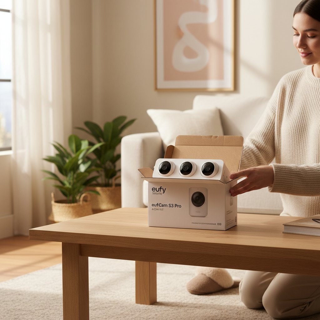 eufy Security - Elevate Your Home Security: Discover the Unmatched Protection of the eufy Security eufyCam S3 Pro 4-Cam Kit