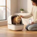 Neakasa M1 Plus Lite: Elevating Cat Care with the Ultimate Open-Top Self-Cleaning Automatic Litter Box, Featuring APP Control, Advanced Safety, and Superior Odor Control
