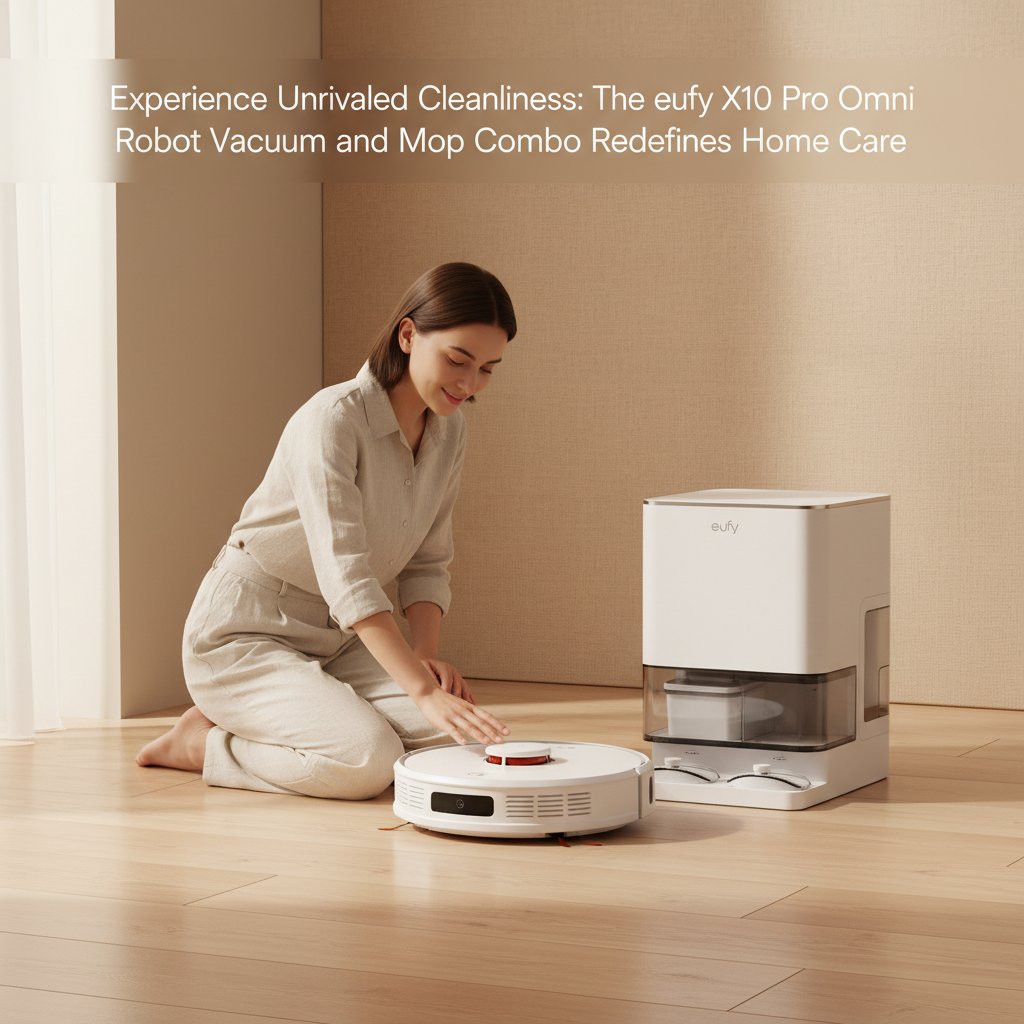 Experience Unrivaled Cleanliness: The eufy X10 Pro Omni Robot Vacuum and Mop Combo Redefines Home Care