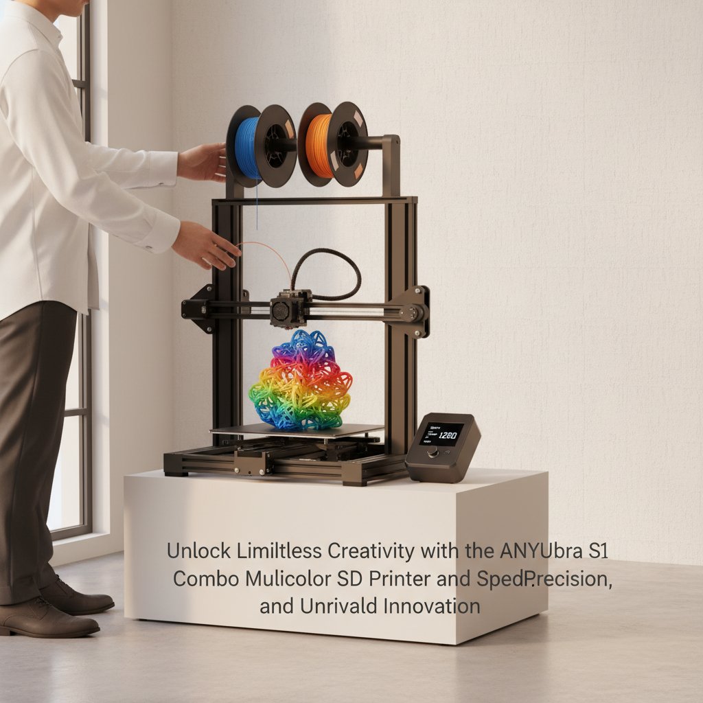 Unlock Limitless Creativity with the ANYCUBIC Kobra S1 Combo Multicolor 3D Printer and ACE PRO: Speed, Precision, and Unrivaled Innovation
