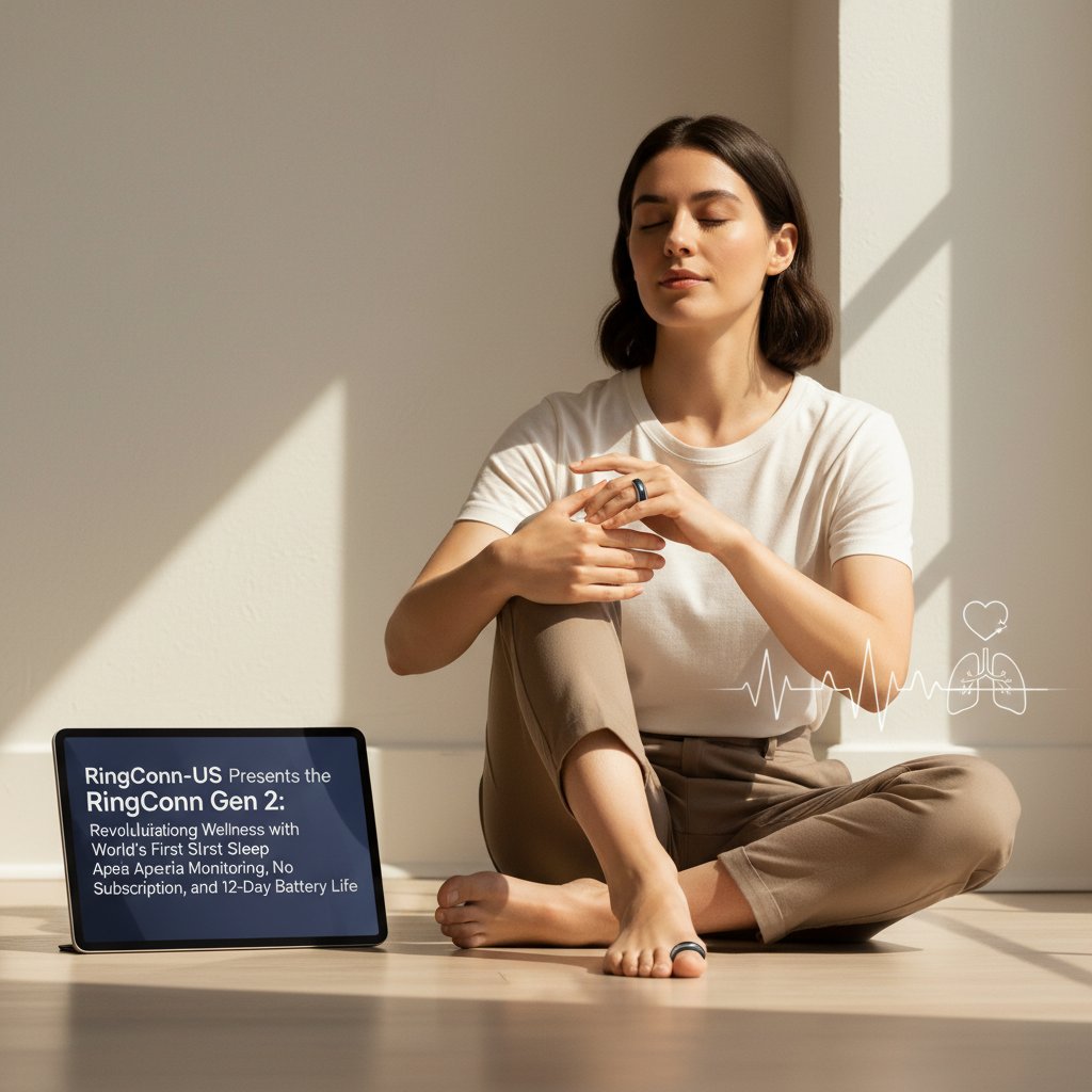 RingConn-US Presents the RingConn Gen 2: Revolutionizing Wellness with World’s First Sleep Apnea Monitoring, No Subscription, and 12-Day Battery Life