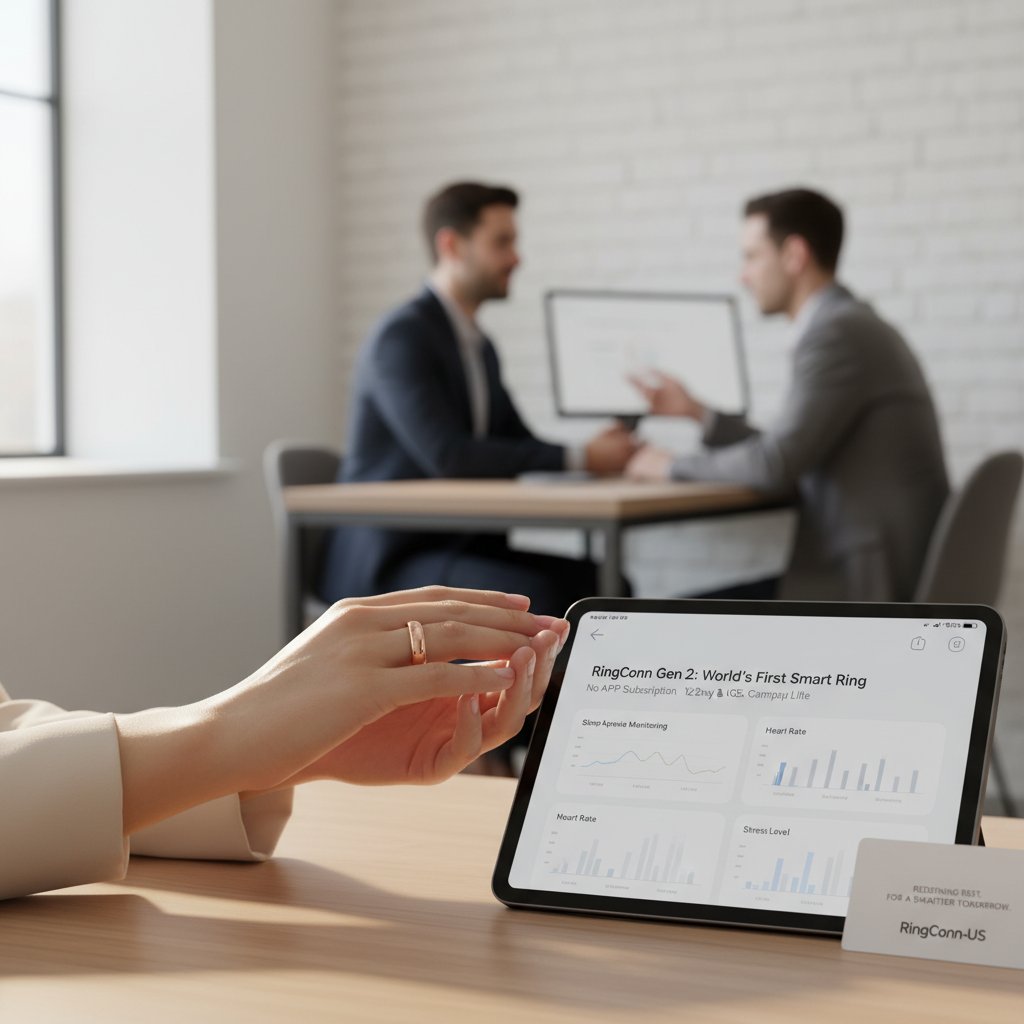 Redefining Rest: The World's First Smart Ring with Sleep Apnea Monitoring