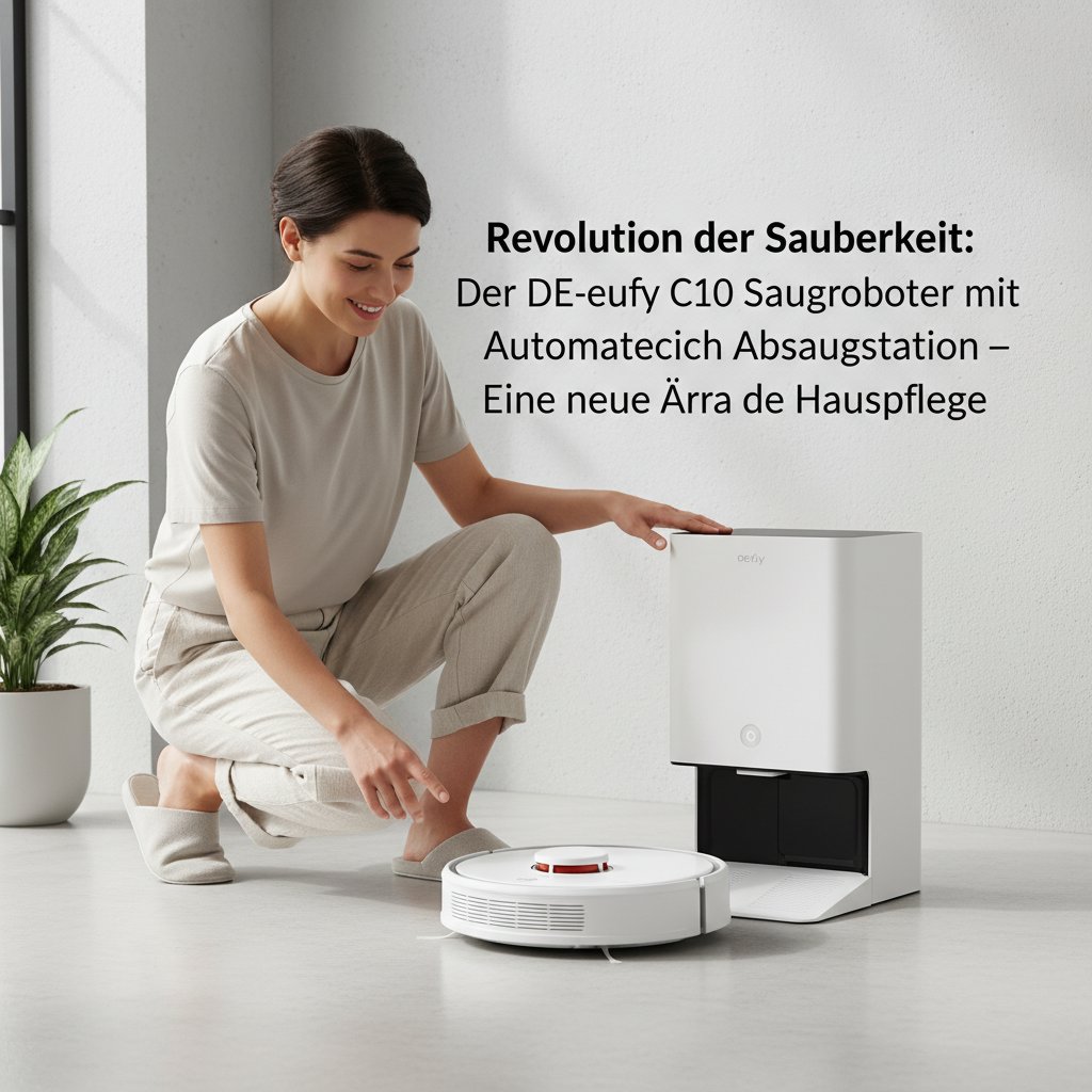 Revolution der Sauberkeit: Der DE-eufy C10 Saugroboter mit Automatischer Absaugstation – Eine neue Ära der Hauspflege