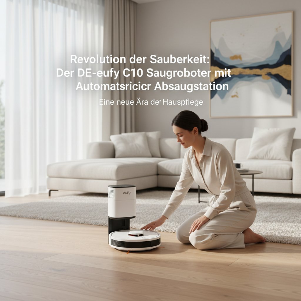 DE-eufy - Revolution der Sauberkeit: Der DE-eufy C10 Saugroboter mit Automatischer Absaugstation – Eine neue Ära der Hauspflege