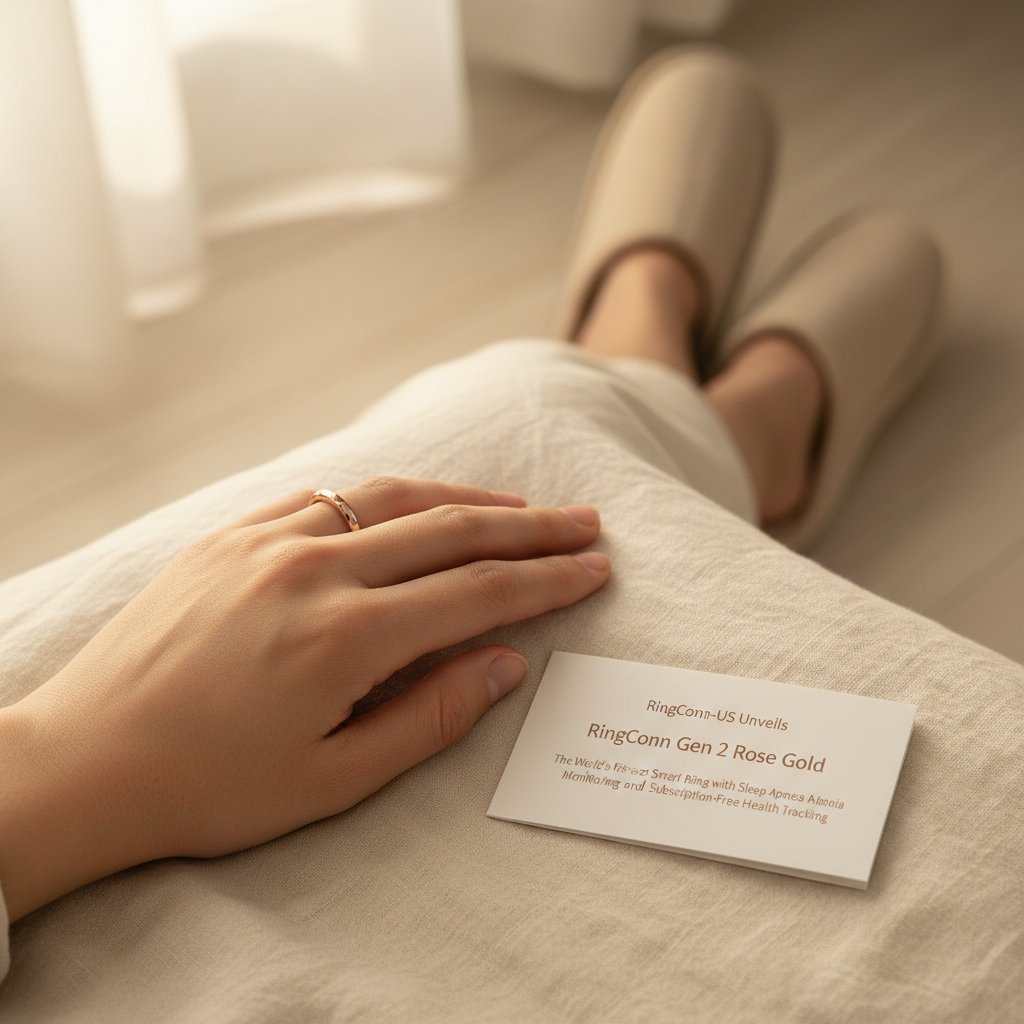RingConn-US Unveils the RingConn Gen 2 Rose Gold: The World's First Smart Ring with Sleep Apnea Monitoring and Subscription-Free Health Tracking
